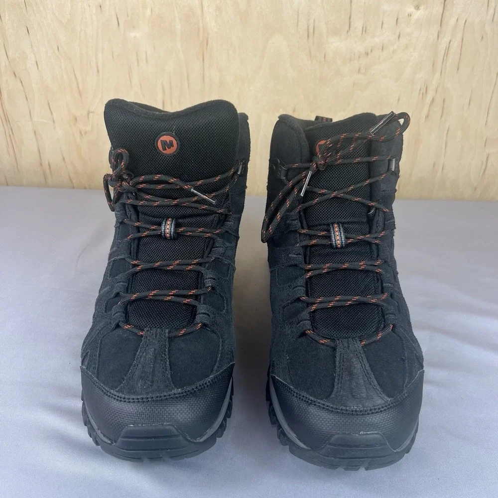 Merrell Phoenix 2 Mid Thermo Boots Men's Size 12 Black Waterproof Hiking J09599
